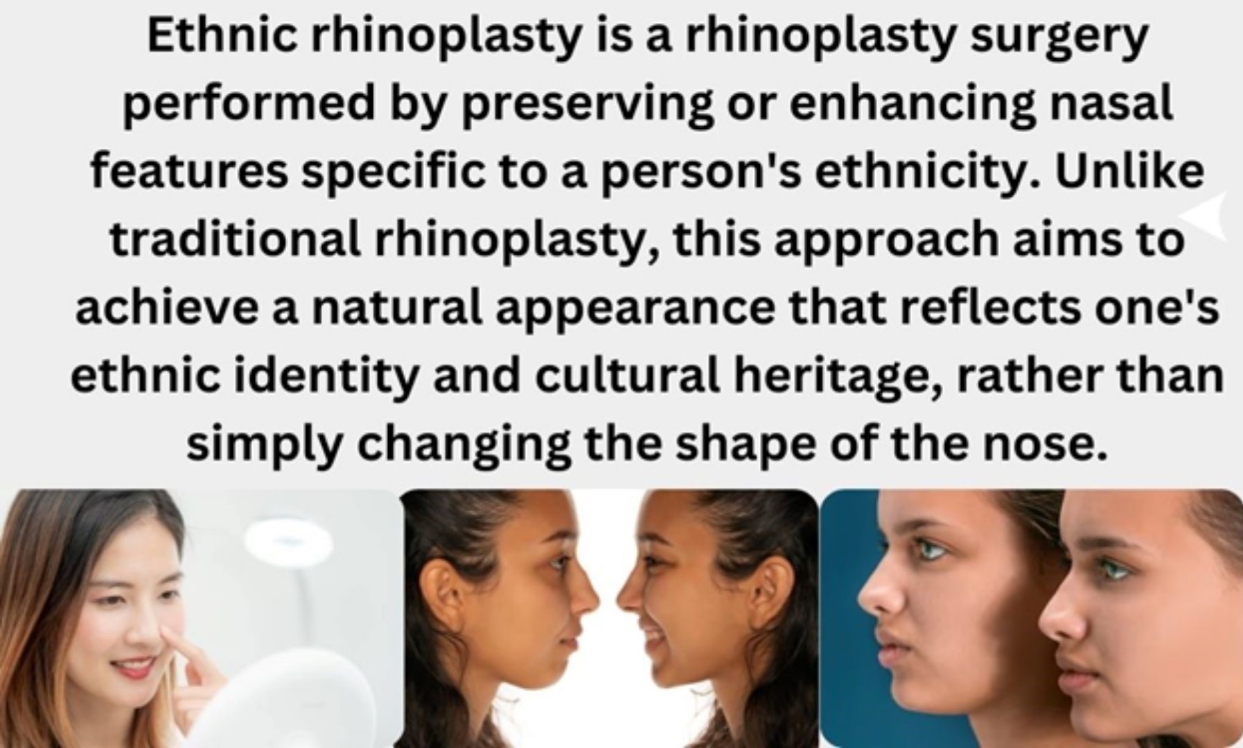 What should be taken into consideration after ethnic rhinoplasty surgery?