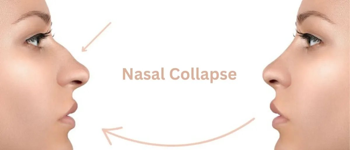 Why does aesthetic nose collapse? in Turkey Antalya 