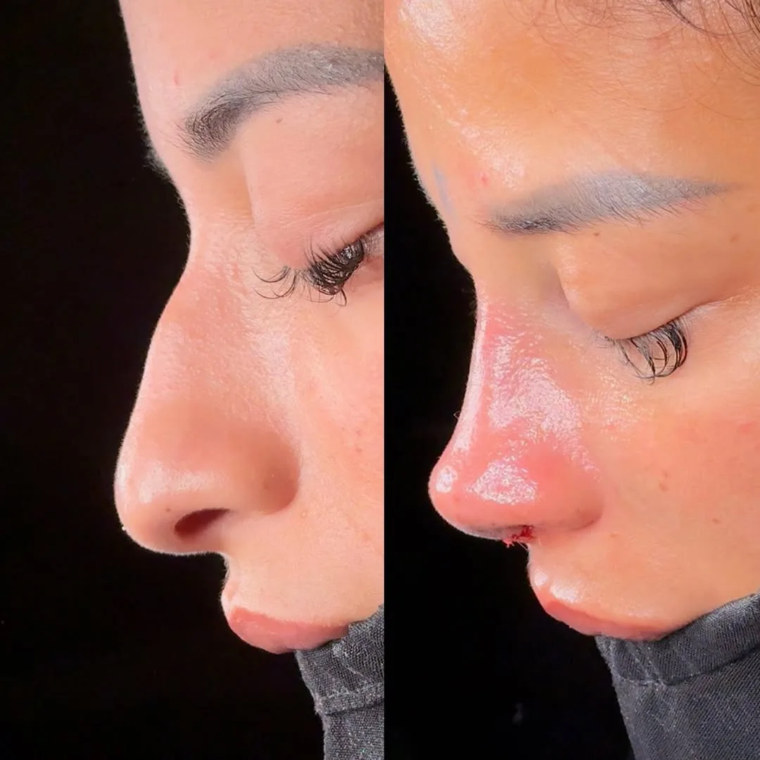 Natural woman nose style