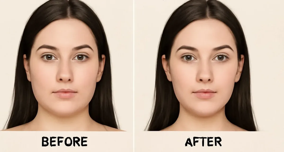 Bichectomy before and after-1 Bichectomy before and after-1