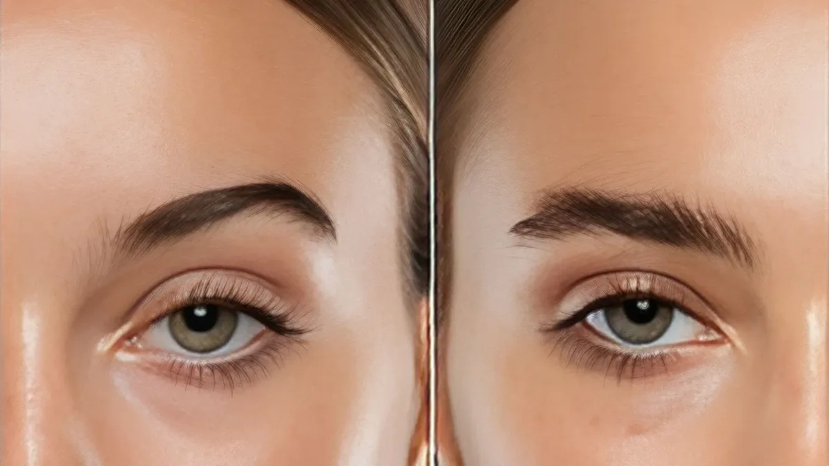 Endoscopic brow lift before and after Endoscopic brow lift before and after